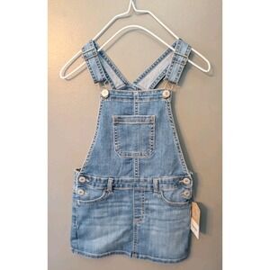 Thereabouts Kid's Girl's Denim Jean Overalls Skirtall Skirt Size 6 REG NWT